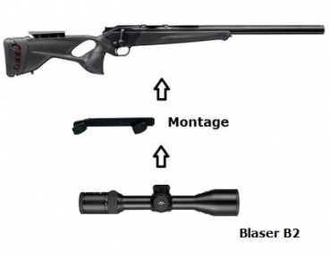 Blaser R8 Ultimate Silence + Blaser B2 2-12x50 iC S + Montage + ... / Komplettpaket